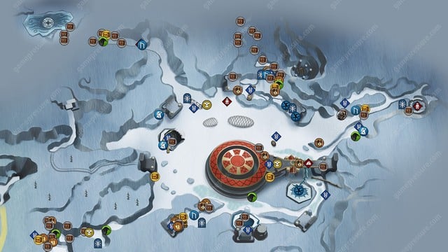 MidgardGod of War: Ragnarok Interactive Map